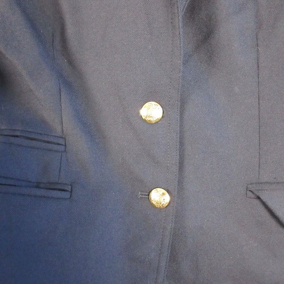 J. Crew Women Classic Schoolboy Blazer Jacket Navy Blue 6 Wool Blend Stretch 508 - Picture 8 of 13